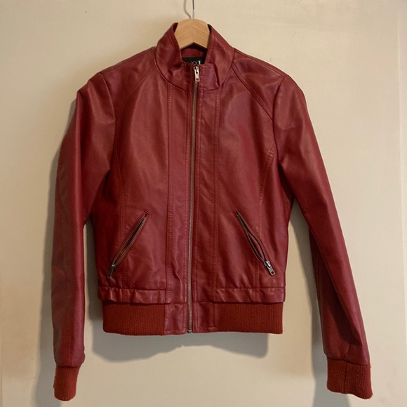 Forever 21 Pleather Jacket - Picture 1 of 3